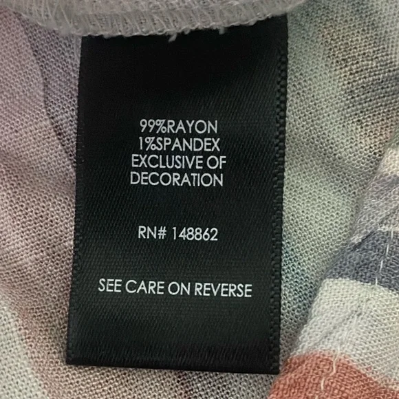 Torrid Striped Peplum Rayon Slub Dolman Top Tassel Strap Colorful Size Large - Picture 7 of 9